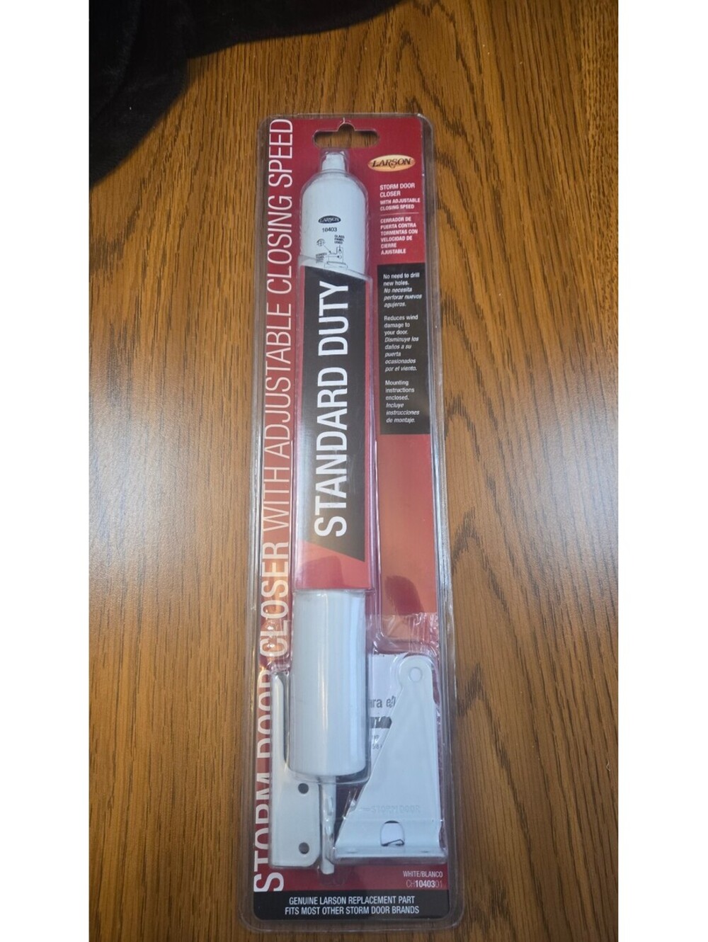Larson 10403 Standard Duty Storm Door Closer with Adjustable Closing Speed